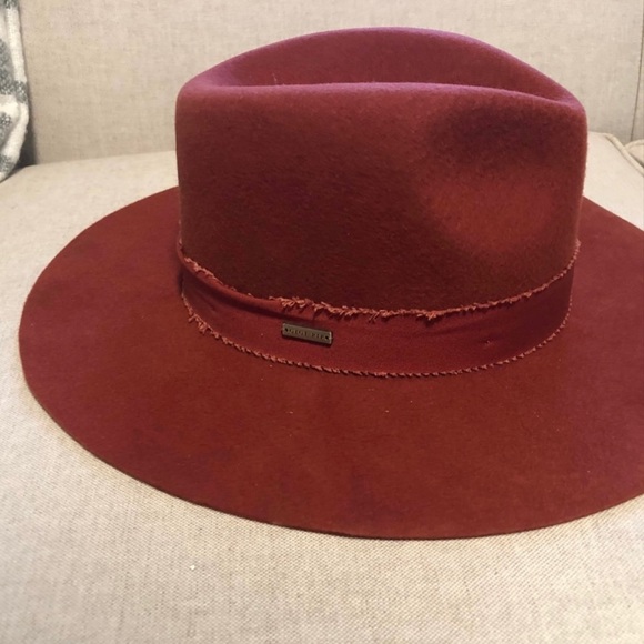 Gigi Pip Hannah Felt Fedora hat in rust - Picture 3 of 4